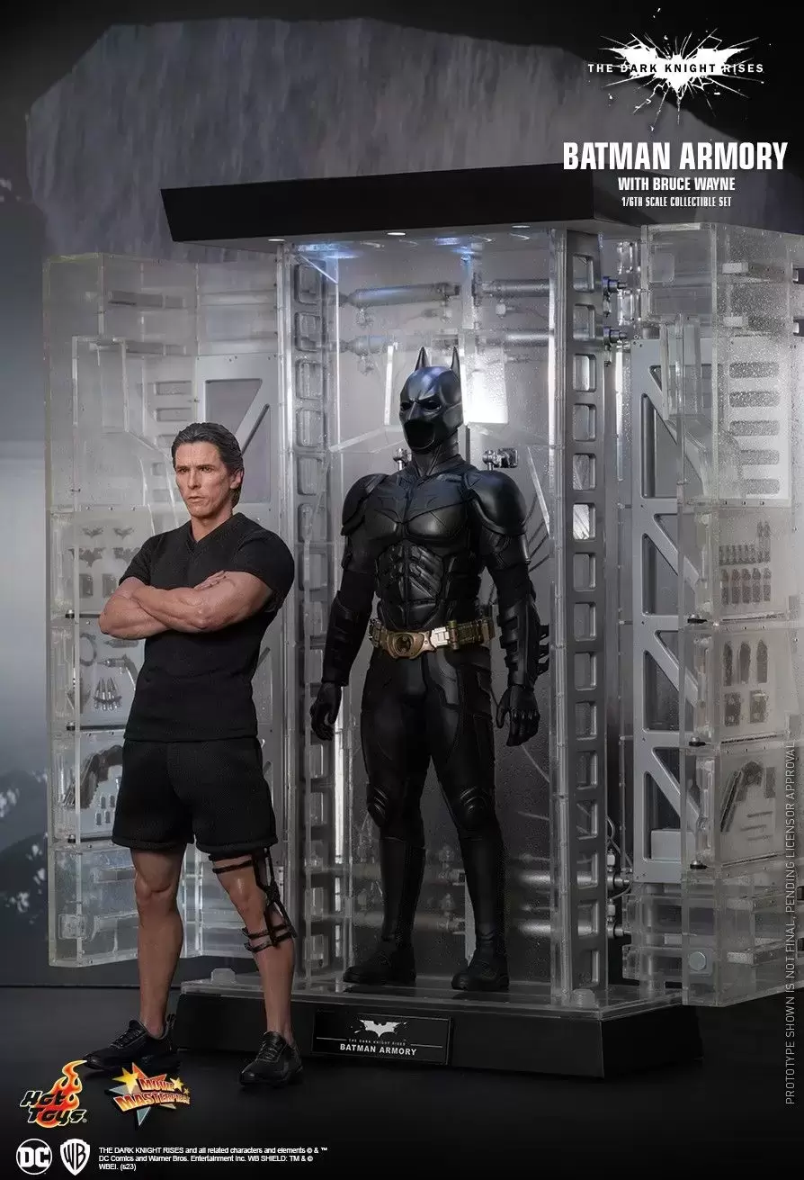 Movie Masterpiece Series - Dark Knight - Batman Armory with Bruce Wayne