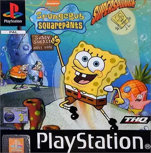 Playstation games - SpongeBob Squarepants : Supersponge