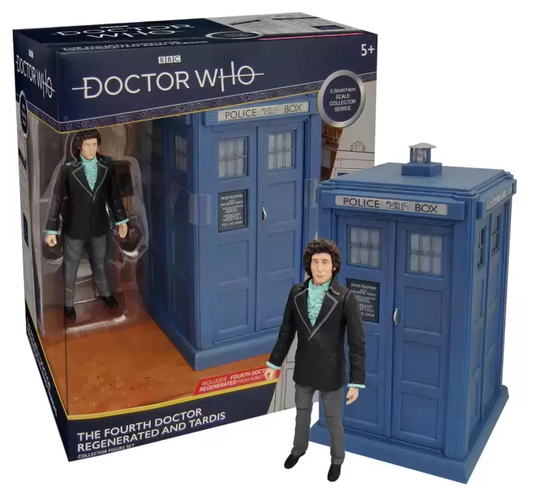 Action Figures - The Fourth Doctor Regenerated & Tardis