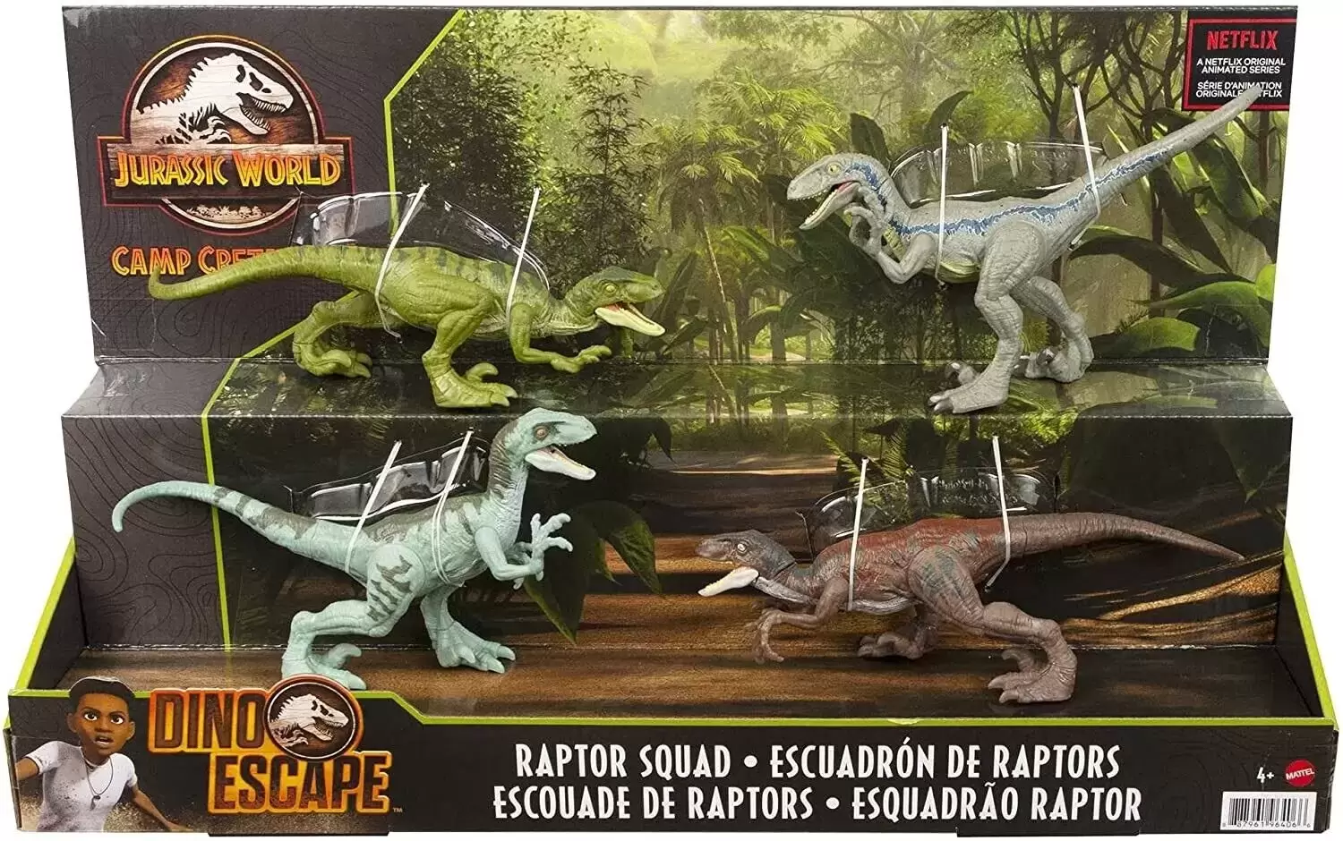 Jurassic World : Camp Cretaceous / Dino Escape - Raptor Squad