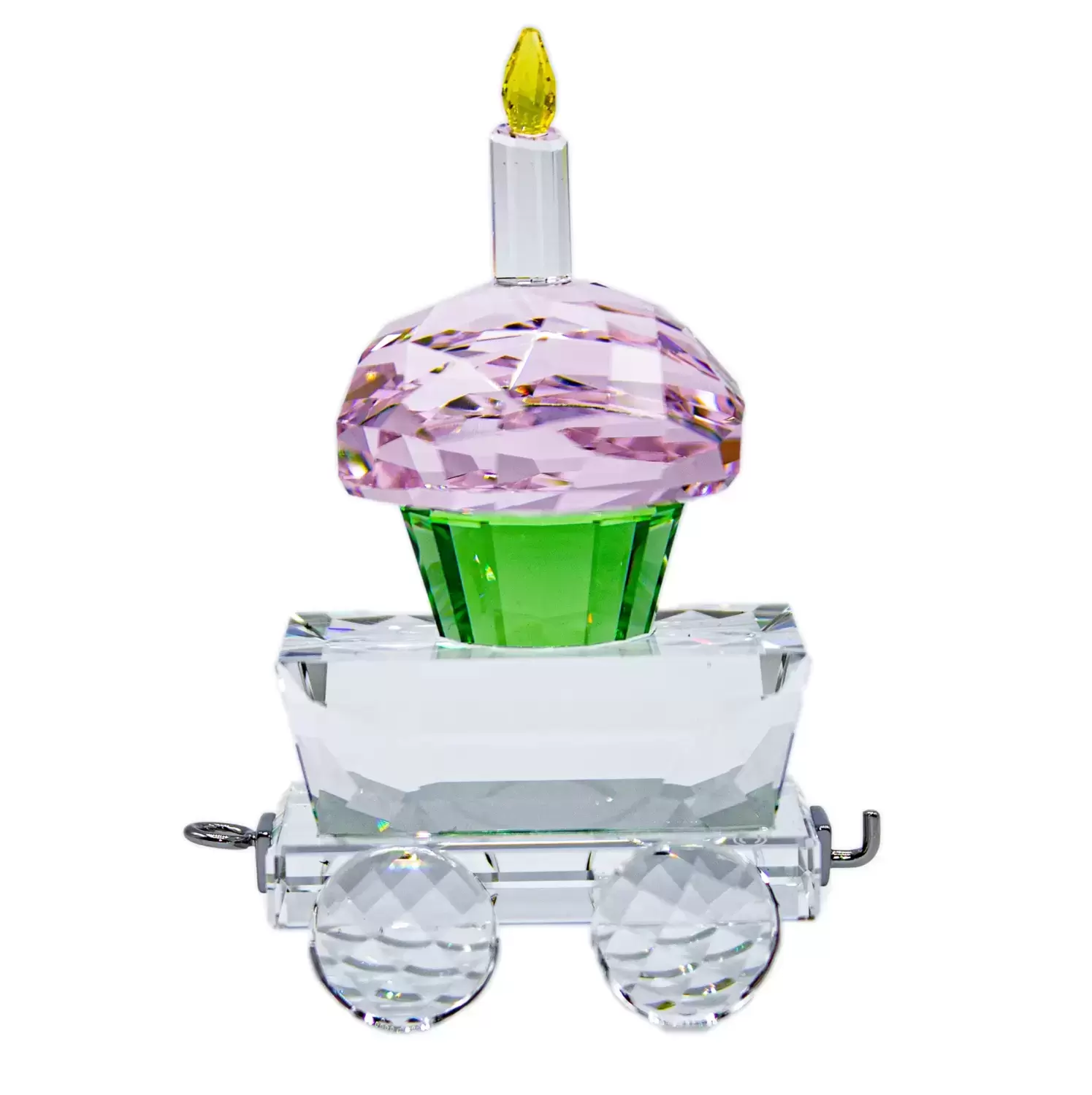 Swarovski Crystal Figures - Wagon Cupcake