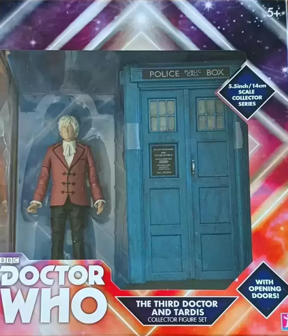 Action Figures - 3rd Doctor And Tardis