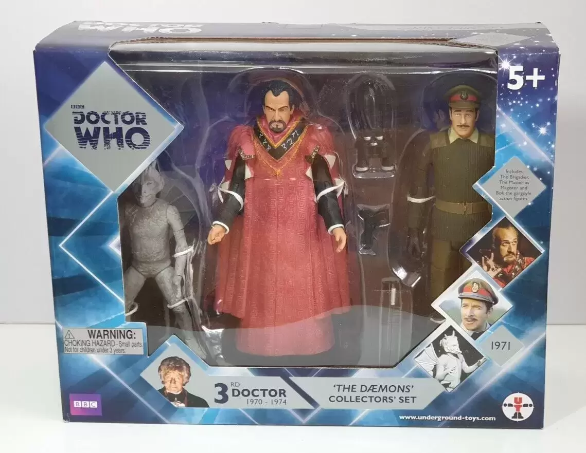 Action Figures - 3rd Doctor - The Daemons Collector\'s Set