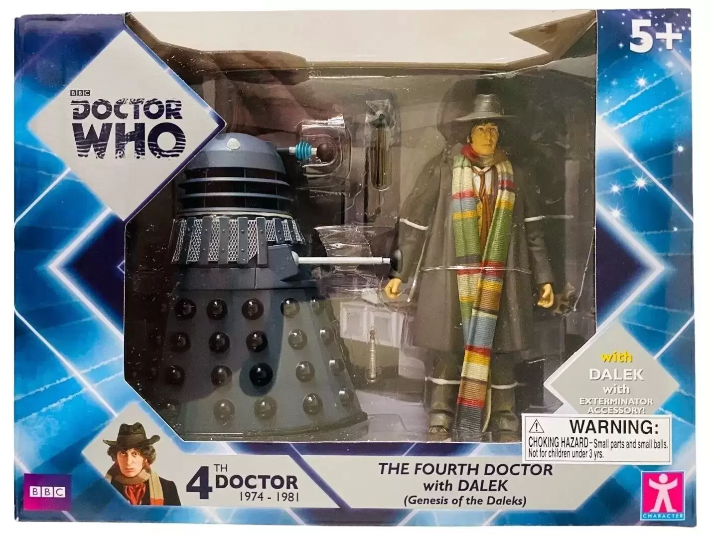 Action Figures - 4th Doctor - Fourth Doctor with Dalek (Genesis of The Daleks)