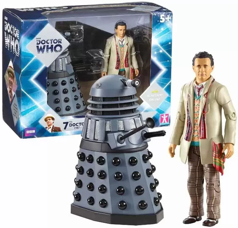 Action Figures - 7th Doctor - Seventh Doctor with Dalek
