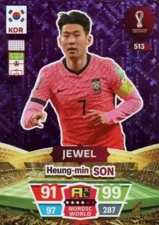 Adrenalyn XL Fifa World Cup Qatar 2022 - Limited Edition Trading Cards - Heung-min Son