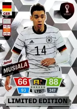 Adrenalyn XL Fifa World Cup Qatar 2022 - Limited Edition Trading Cards - Jamal Musiala