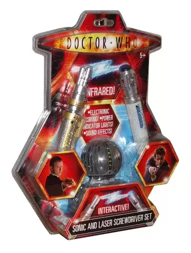 Doctor Who Screwdrivers, Gadgets and Other Toys - Sonic and Laser Screwdriver Set