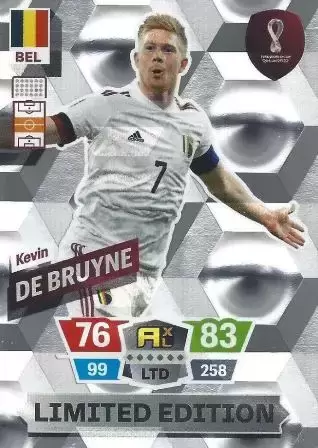 Adrenalyn XL Fifa World Cup Qatar 2022 - Limited Edition Trading Cards - Kevin De Bruyne