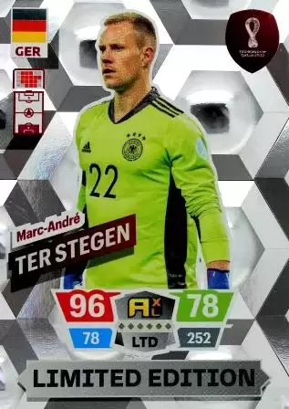 Adrenalyn XL Fifa World Cup Qatar 2022 - Limited Edition Trading Cards - Marc-André Ter Stegen
