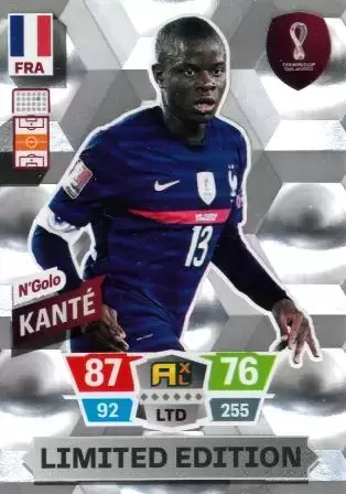 Adrenalyn XL Fifa World Cup Qatar 2022 - Limited Edition Trading Cards - N\'Golo Kante