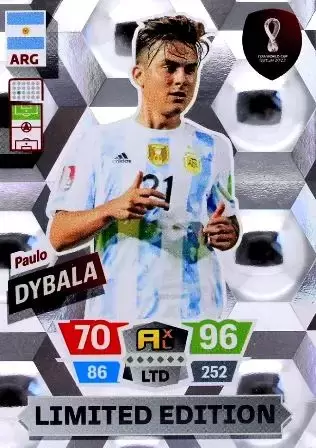 Adrenalyn XL Fifa World Cup Qatar 2022 - Limited Edition Trading Cards - Paulo Dybala