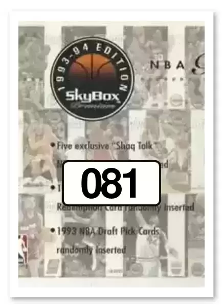 1993-94 SkyBox Premium NBA - Hakeem Olajuwon