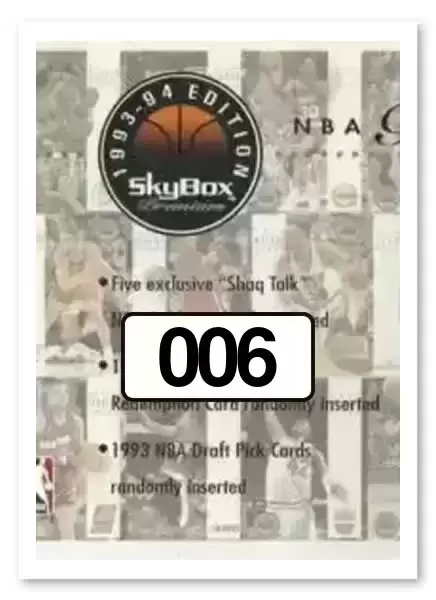 1993-94 SkyBox Premium NBA - Hakeem Olajuwon PO