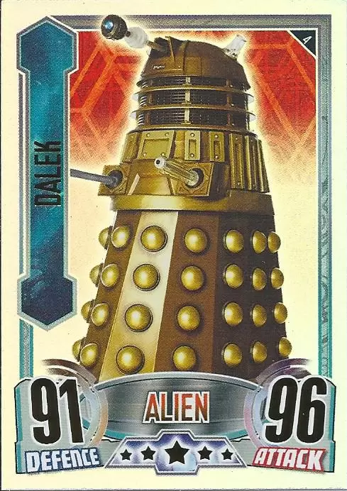 Doctor Who Alien Attax - Dalek