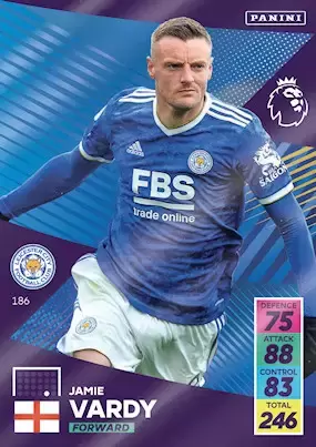 Adrenalyn Xl - Premier League 2021/22 - Jamie Vardy - Leicester City
