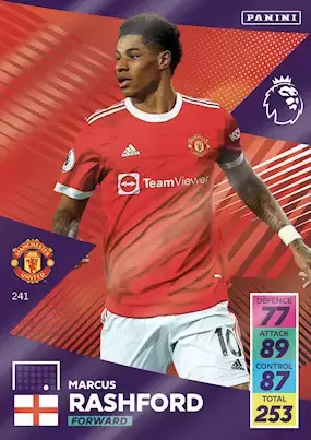 Adrenalyn Xl - Premier League 2021/22 - Marcus Rashford - Manchester United