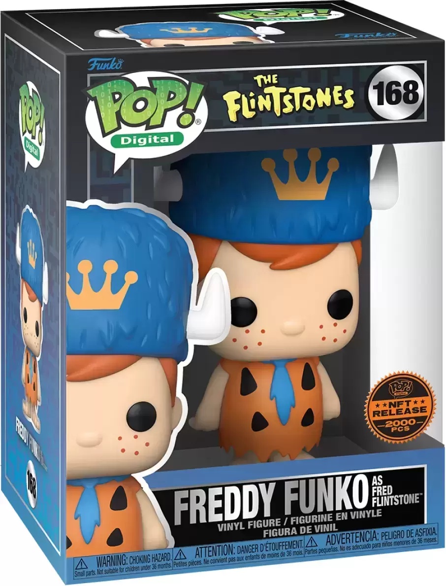 POP! Digital - The Flintstones - Freddy Funko as Fred Flintstone
