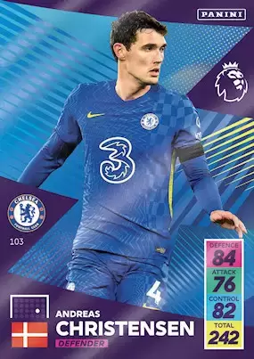 Adrenalyn Xl - Premier League 2021/22 - Andreas Christensen - Chelsea