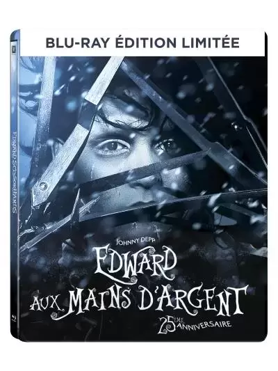 Blu-ray Steelbook - Edward aux Mains d\'argent [Édition Limitée 25ème Anniversaire SteelBook]