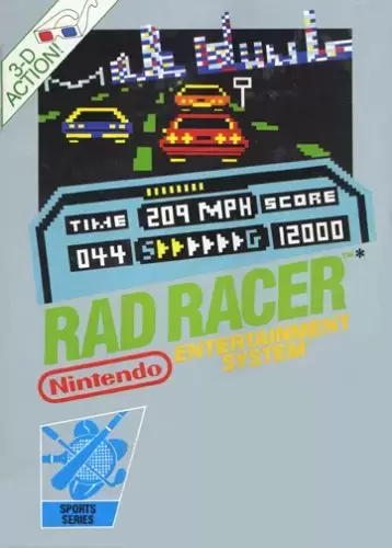 Jeux Nintendo NES - Rad Racer