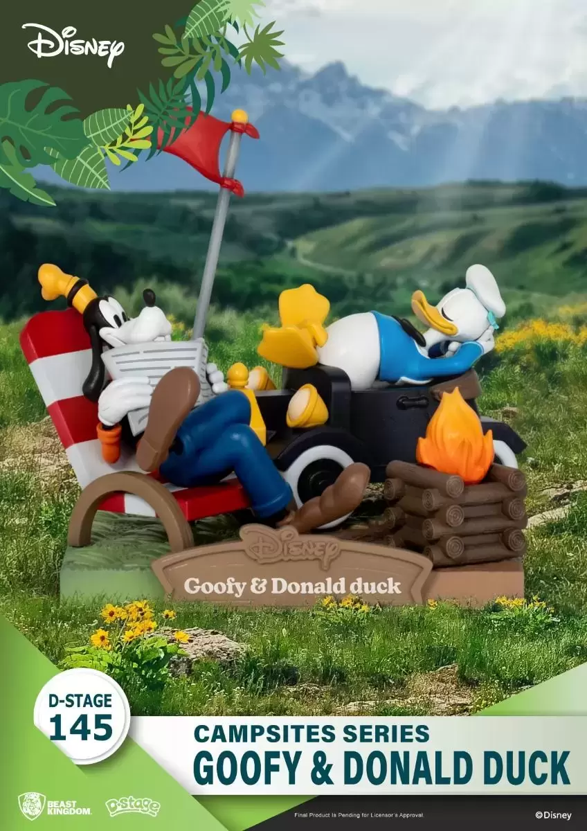 D-Stage - Campsites Series - Goofy & Donald Duck