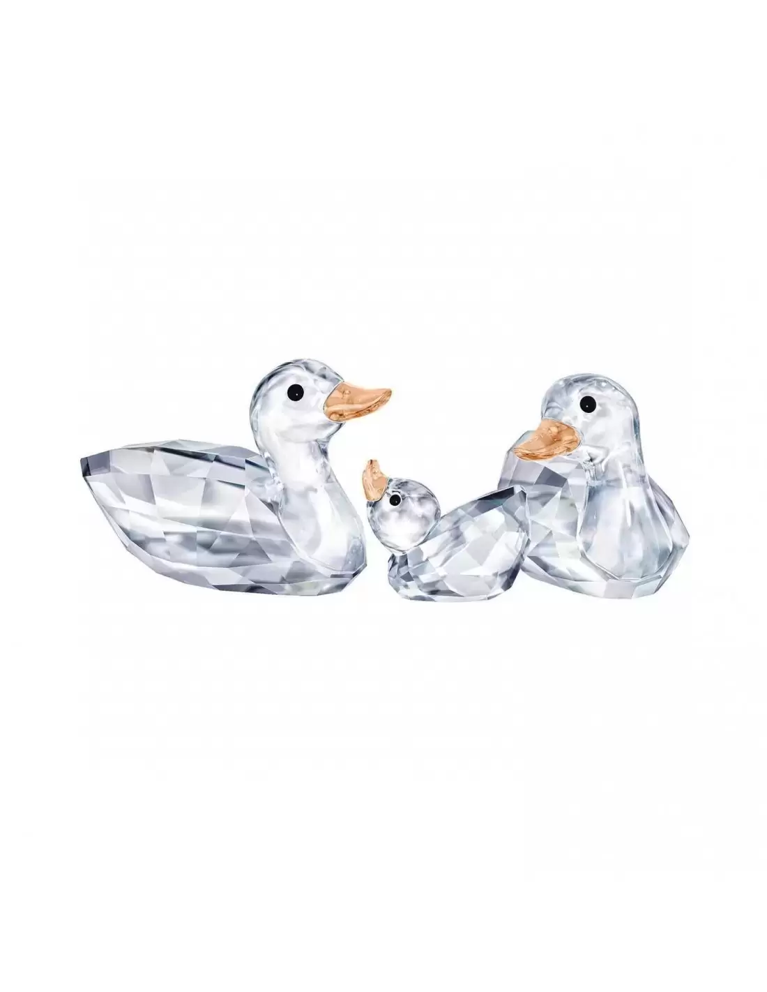Swarovski Crystal Figures - Ducks with his Family