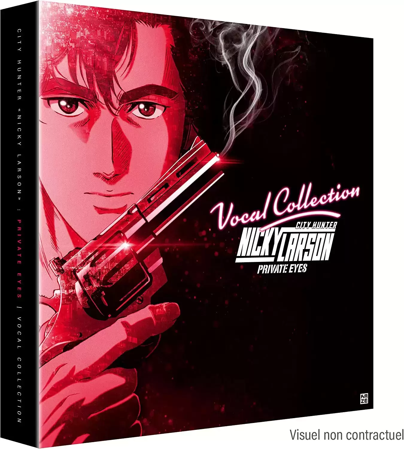 Blu-ray Steelbook - Nicky Larson : Private Eyes - Film - Edition Collector Steelbook - Comblo Blu-ray + DVD + 2 Vinyles + livret