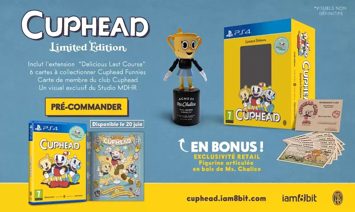 Jeux PS4 - Cuphead Limited Edition