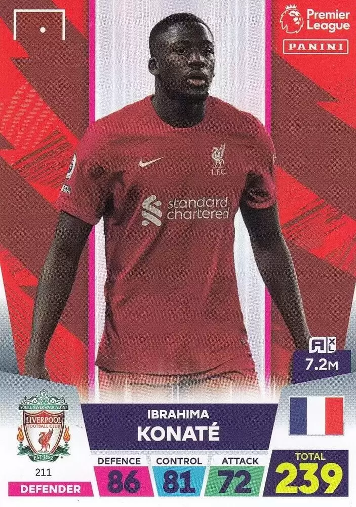Adrenalyn XL - Premier League 2023 - Ibrahima Konate