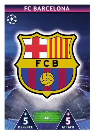 Match Attax - UEFA Champions League 2018/2019 - Club Badge - FC Barcelona