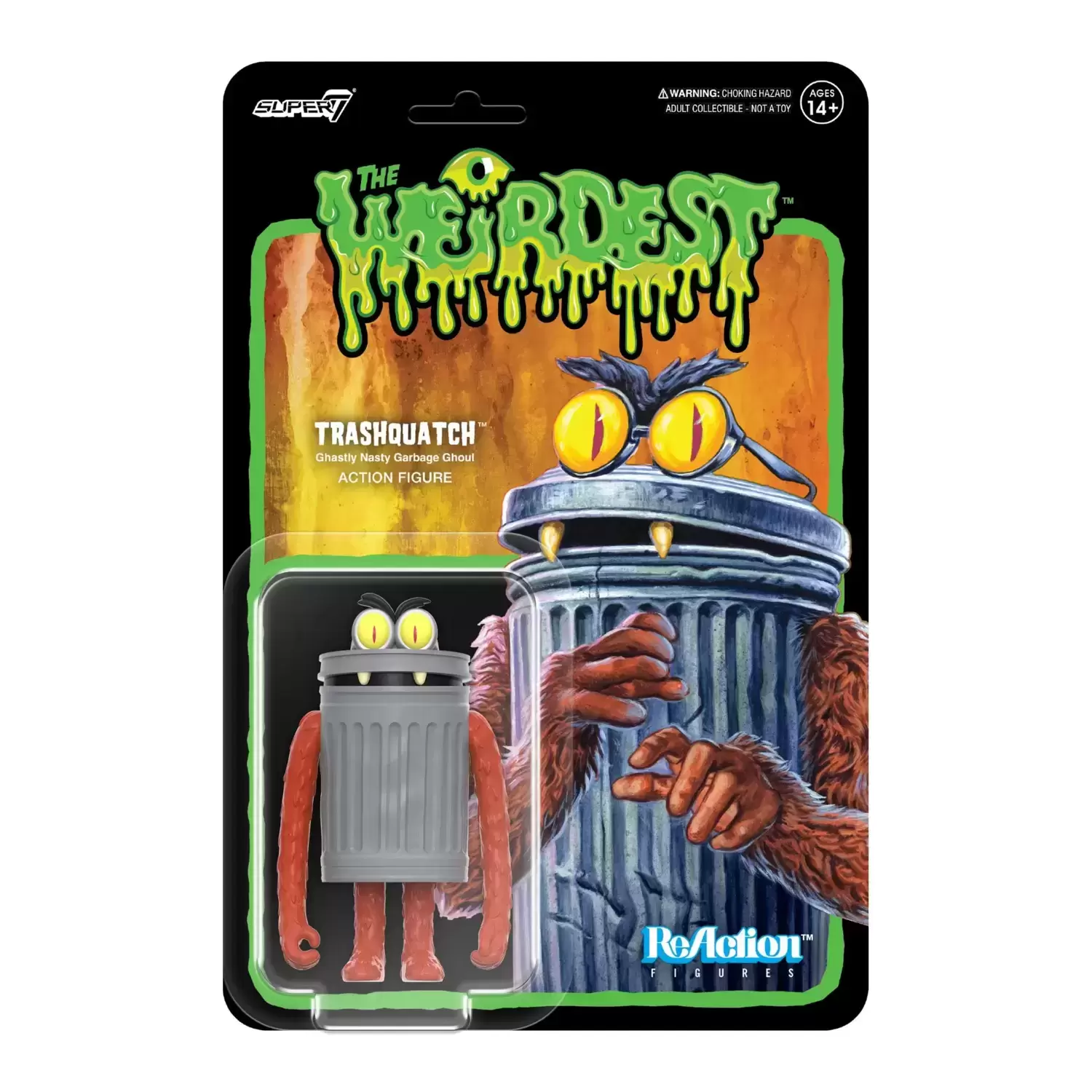 ReAction Figures - The Weirdest - Trashquatch