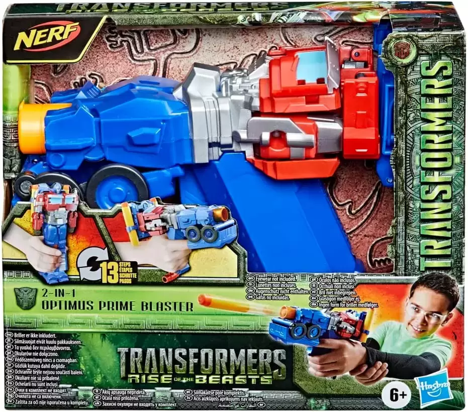 Transformers Rise of The Beasts - 2-in-1 Optimus Prime Blaster (NERF)