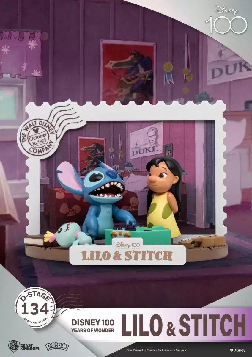 Mini Stitch Avec Livre - Disney Showcase