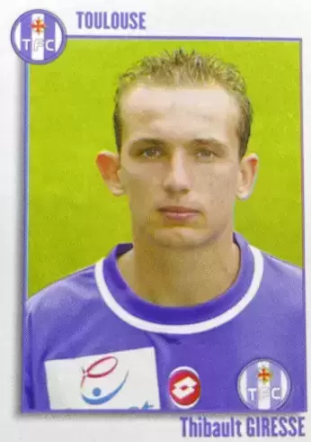 Foot 2004 - Thibault Giresse - Toulouse Football Club