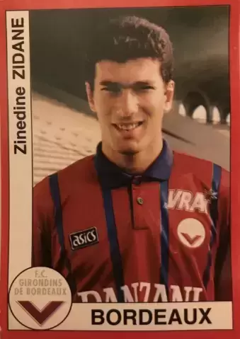 Foot 1995 en images - Zinedine Zidane - Bordeaux