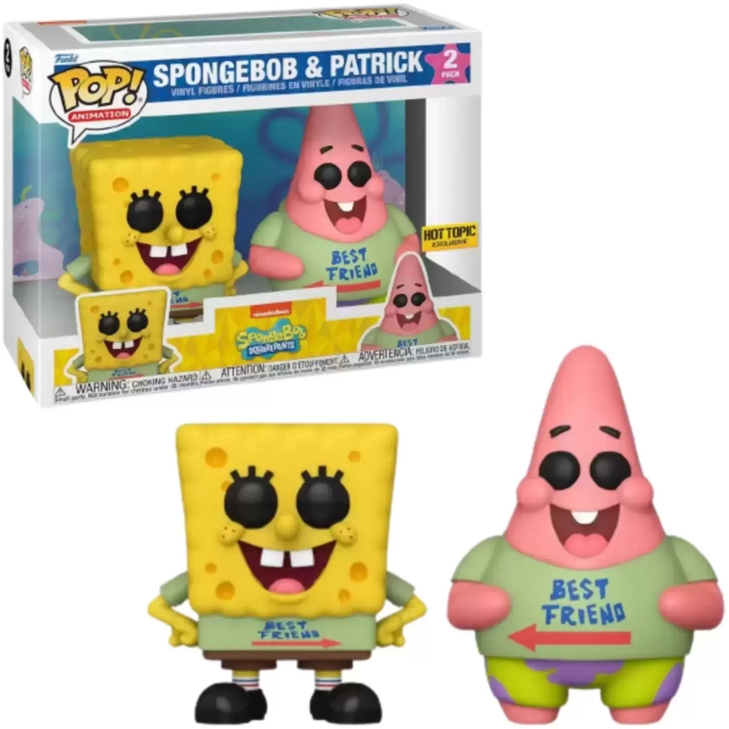 POP! Animation - Spongebob Squarepants - Spongebob Squarepants a Patrick 2 Pack