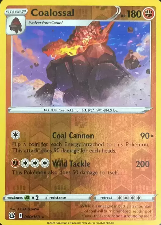 Battle Styles - Coalossal Reverse