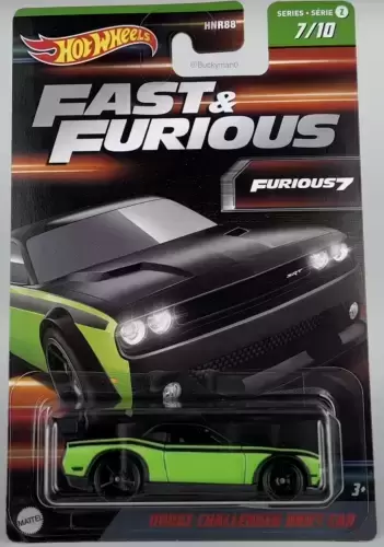 Hot Wheels Fast And Furious Series 2 - Dodge Challenger Drift Car