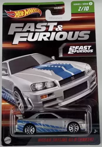 Hot Wheels Fast And Furious Series 2 - Nissan Skyline GT-R