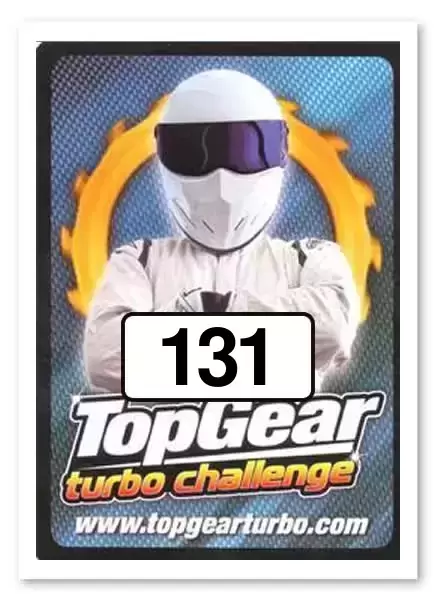 orientering Ruckus Slumkvarter Scrap Car Darts - Top Gear - Turbo Challenge card 131