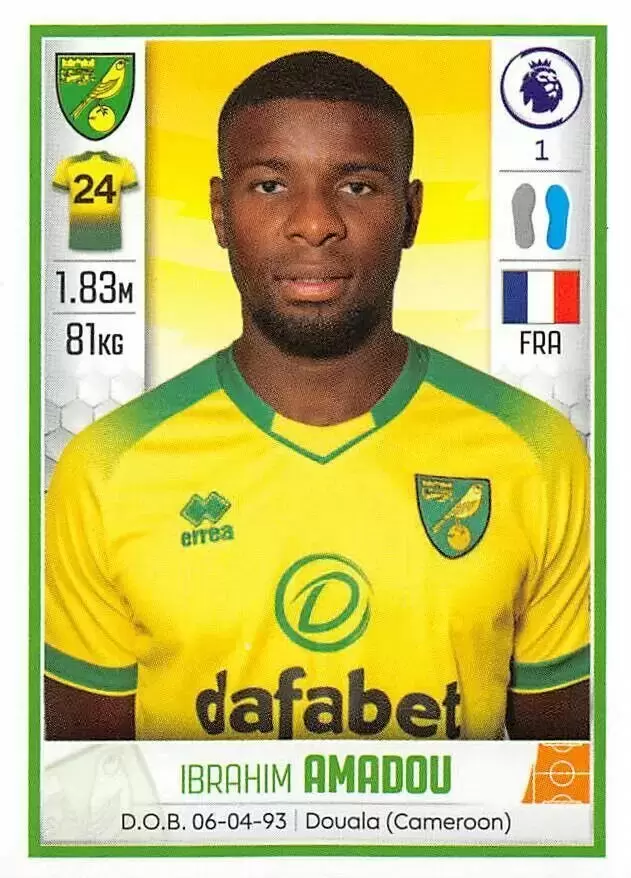 Premier League 2020 - Ibrahim Amadou - Norwich City