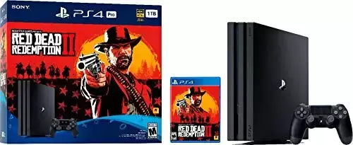 PS4 Stuff - Sony PlayStation 4 Pro 1TB Red Dead Redemption 2