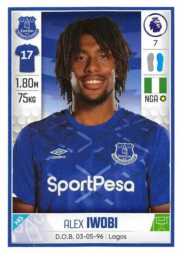 Premier League 2020 - Alex Iwobi - Everton