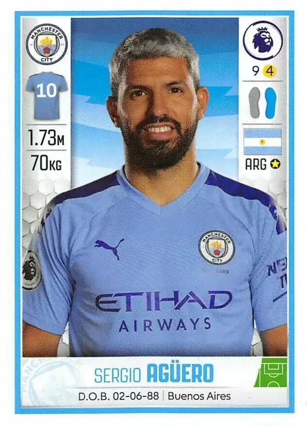 Premier League 2020 - Sergio Agüero - Manchester City