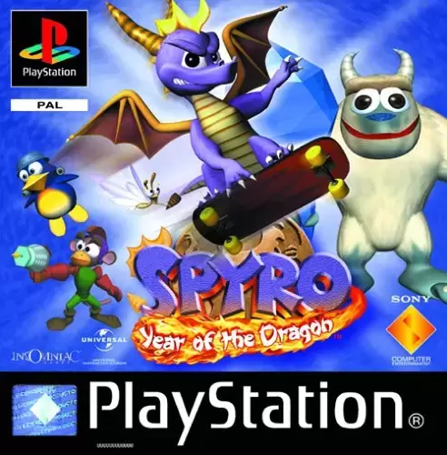 Jeux Playstation PS1 - Spyro - Year of the Dragon