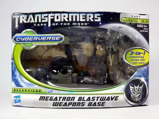 Transformers Dark of the Moon - Cybervers - Megatron Blastwave Weapons Base