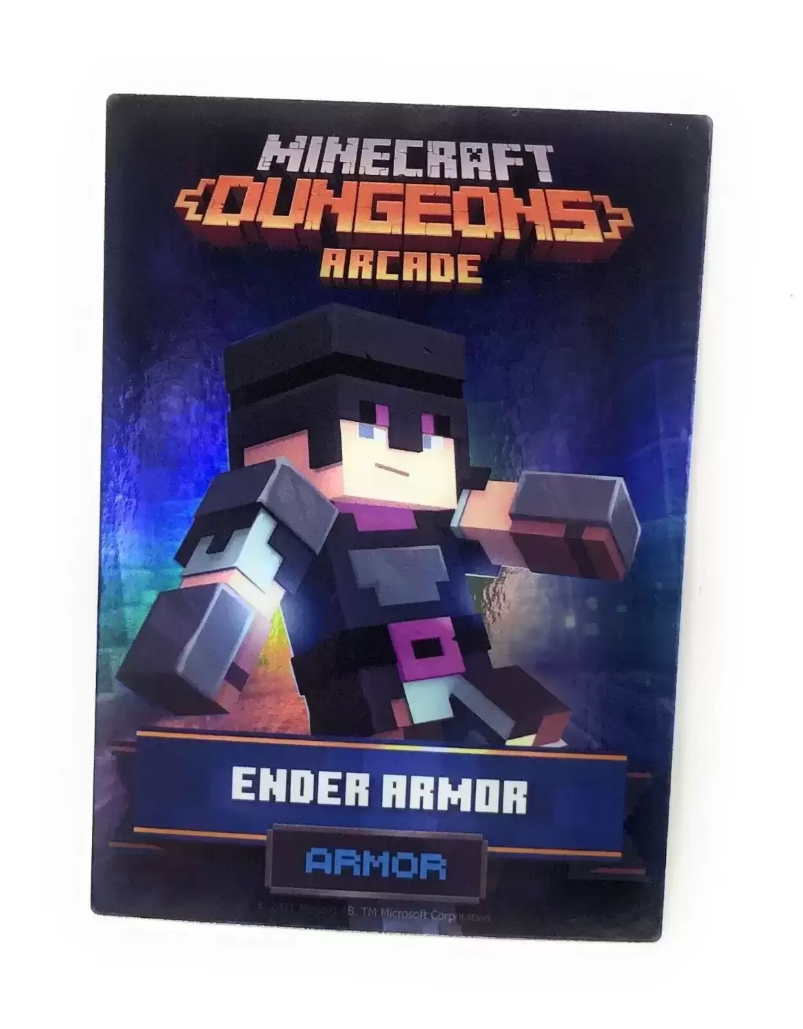 Ender Armor Foil - Minecraft Dungeons Arcade card 37