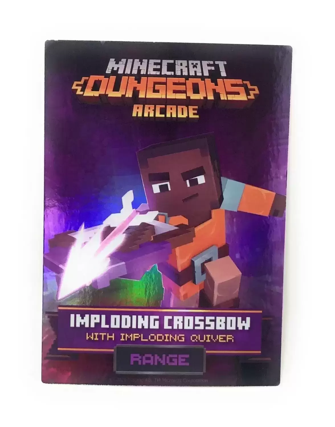 Minecraft Dungeons Arcade - Imploding Crossbow Foil