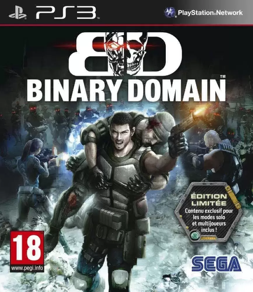 PS3 Games - Binary Domain - Édition limitée